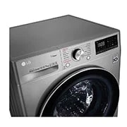 LG Lave-linge et Sèche-linge | 10,5 / 7 Kg| Capacité plus grande | AI DD | Steam | ThinQ, F4V5RGP2T