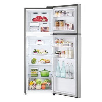 Front open with  food stored