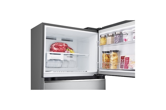LG Réfrigérateur 315L Smart Inverter top freezer I Linear Cooling, GR-B402PLGB