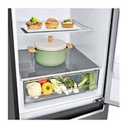 LG Réfrigérateur combiné | 341L | A++ | 36dB | Total No Frost |  Compresseur Smart Inverter, GR-B479NQLM