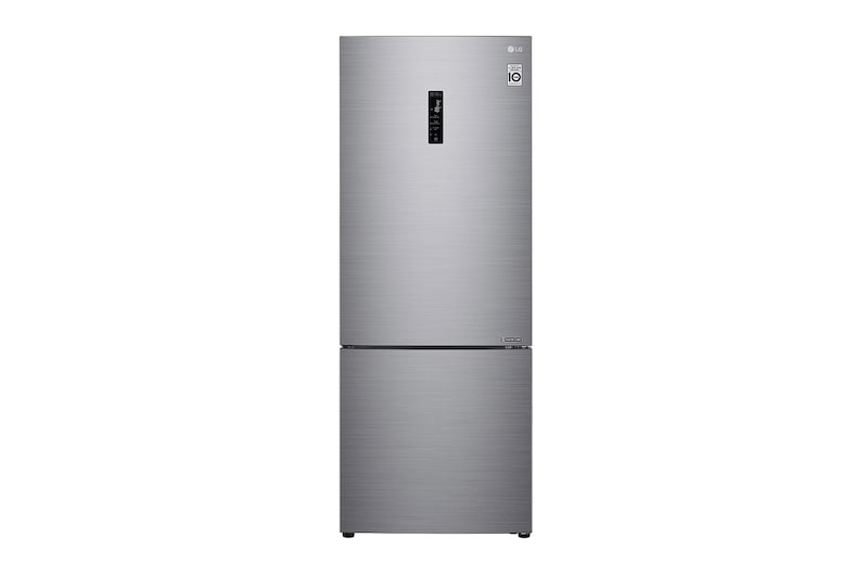Vue de face du Réfrigérateur à congélateur en bas 455 L avec Door Cooling+™, GR-B639NLCM