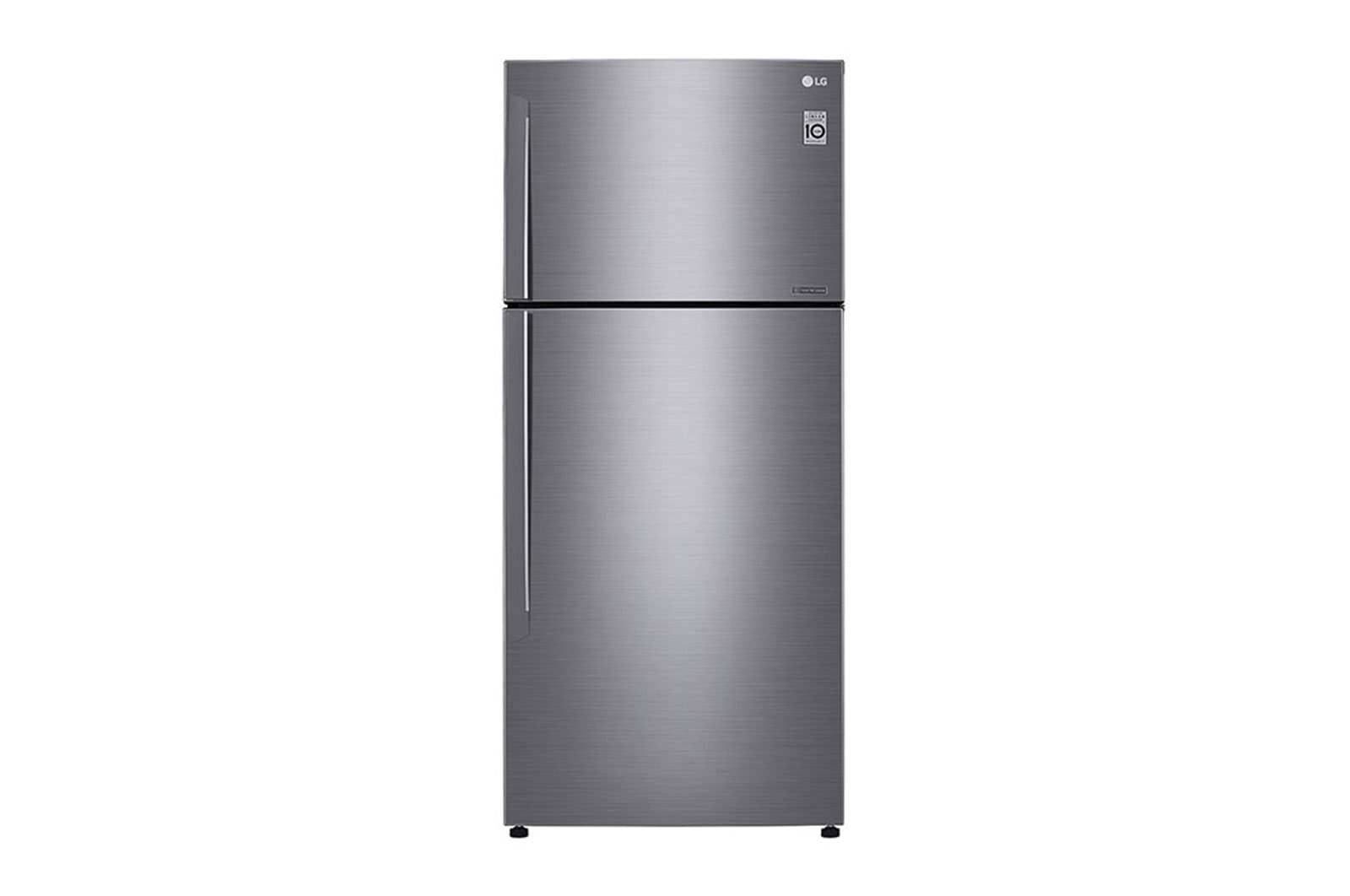 Vue de face du 393L, Compresseur linéaire Inverter| Nature Fresh™ | | Linear Cooling™ || Door Cooling™ | No Frost GR-C562HLCL