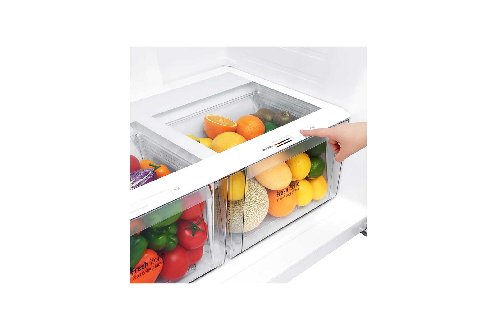 LG 471L, Compresseur linéaire Inverter | Nature Fresh™ | Linear Cooling™ | Door Cooling™ | Hygiene fresh+™ | No Frost, GR-H572HLHU
