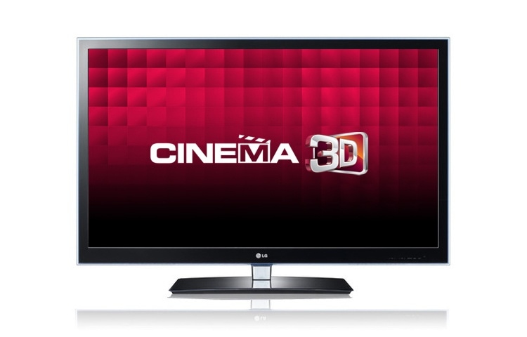 Vue de face du Téléviseur 3D, TV LCD LED, Cinéma 3D, 119cm (47 pouces) 47LW4500