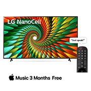 Vue avant du téléviseur NanoCell de LG