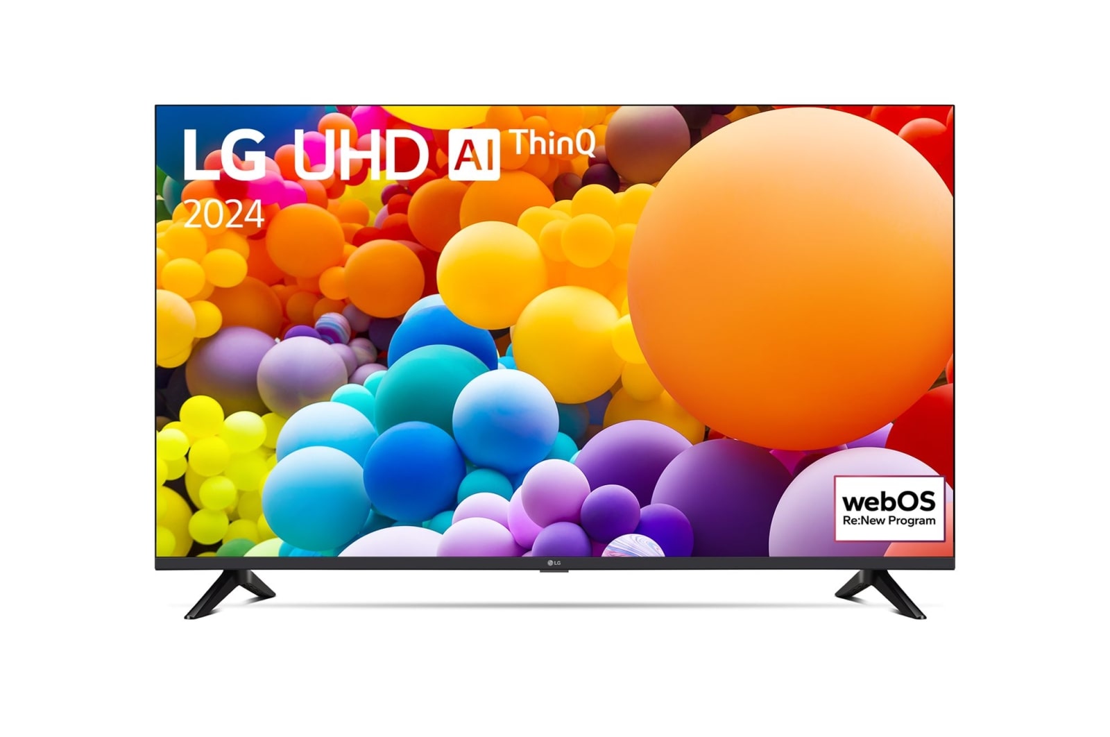 LG Smart TV  LG UHD UT73 4K, 65 pouces, Télécommande Magique IA HDR10 webOS24 2024, 65UT73006LA