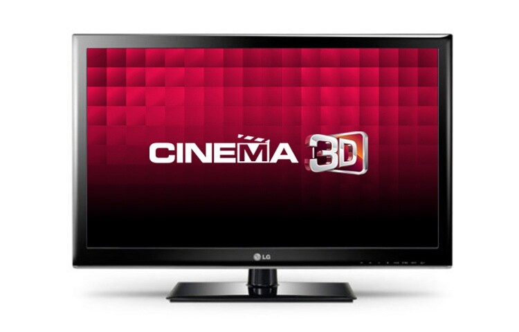 Vue de face du TV Cinema 3D, DLNA, LED, HDTV, 81cm (32 pouces LG 32LM3400