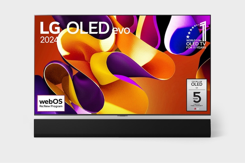 LG Smart TV  LG OLED evo AI G4 4K, 65 pouces, Télécommande Magique IA Dolby Vision webOS24 2024, OLED65G46LA