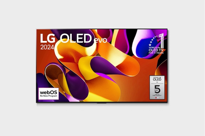 LG Smart TV LG OLED evo AI G4 4K, 65 pouces, Télécommande Magique IA Dolby Vision webOS24 2024, OLED65G46LA