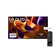 Vue de face du Smart TV  LG OLED evo AI G4 4K, 65 pouces, Télécommande Magique IA Dolby Vision webOS24 2024 OLED65G46LA