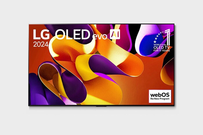 LG Smart TV  LG OLED evo AI G4 4K, 77 pouces, Télécommande Magique IA Dolby Vision webOS24 2024, OLED77G46LA