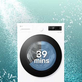 On voit un lavage rapide avec un spray multidirectionnel