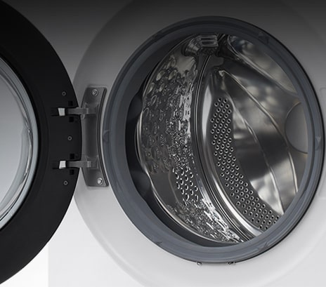 On voit l’image de l’intérieur de la machine à laver