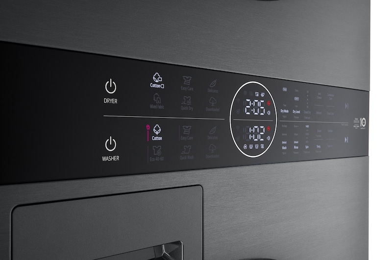 panel view with lights on