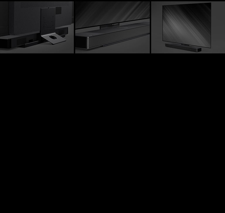 Un clip vidéo est disponible sur l’élément ci-dessus. En bas sont présentées de la gauche vers la droite 3 images grisées : un support, un support et un téléviseur à fixation murale.
