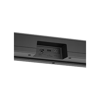 Vue inclinée de l’arrière de la LG Soundbar S40T