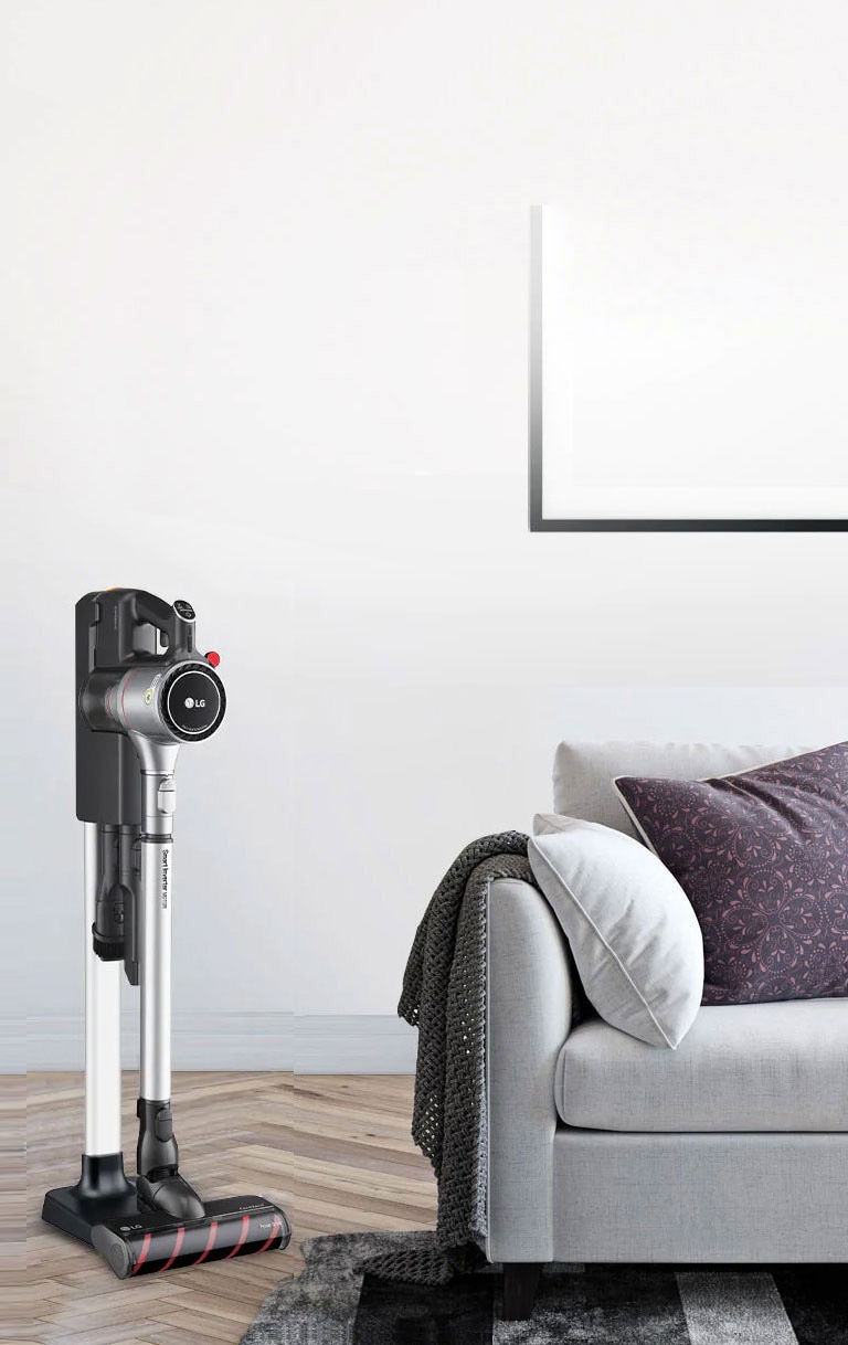 L’aspirateur A9K peut être stocké par montage mural, sur pied ou en mode compact.