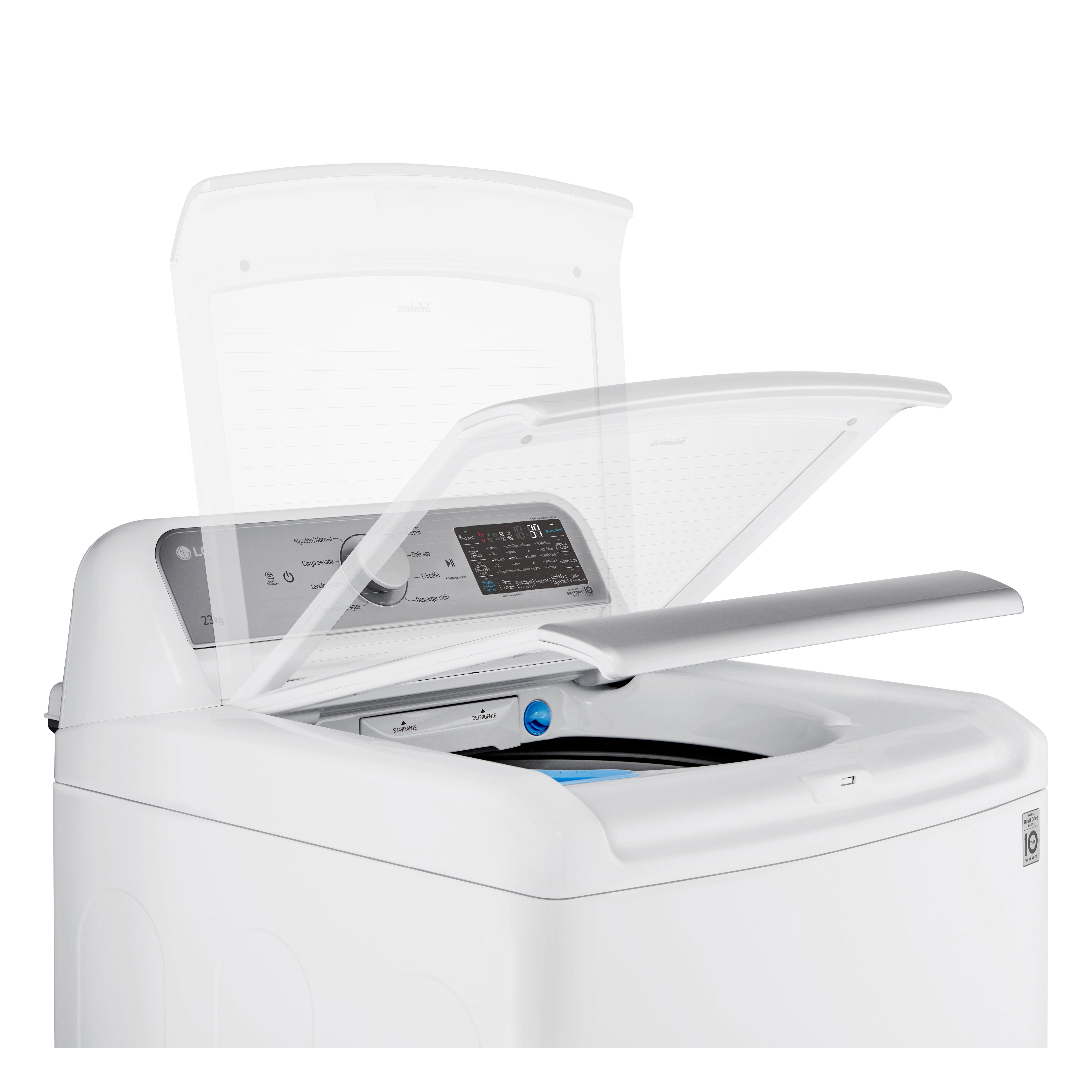 LG Lavadora LG Carga Superior 4-Way™ 23kg, WT23WT6HA