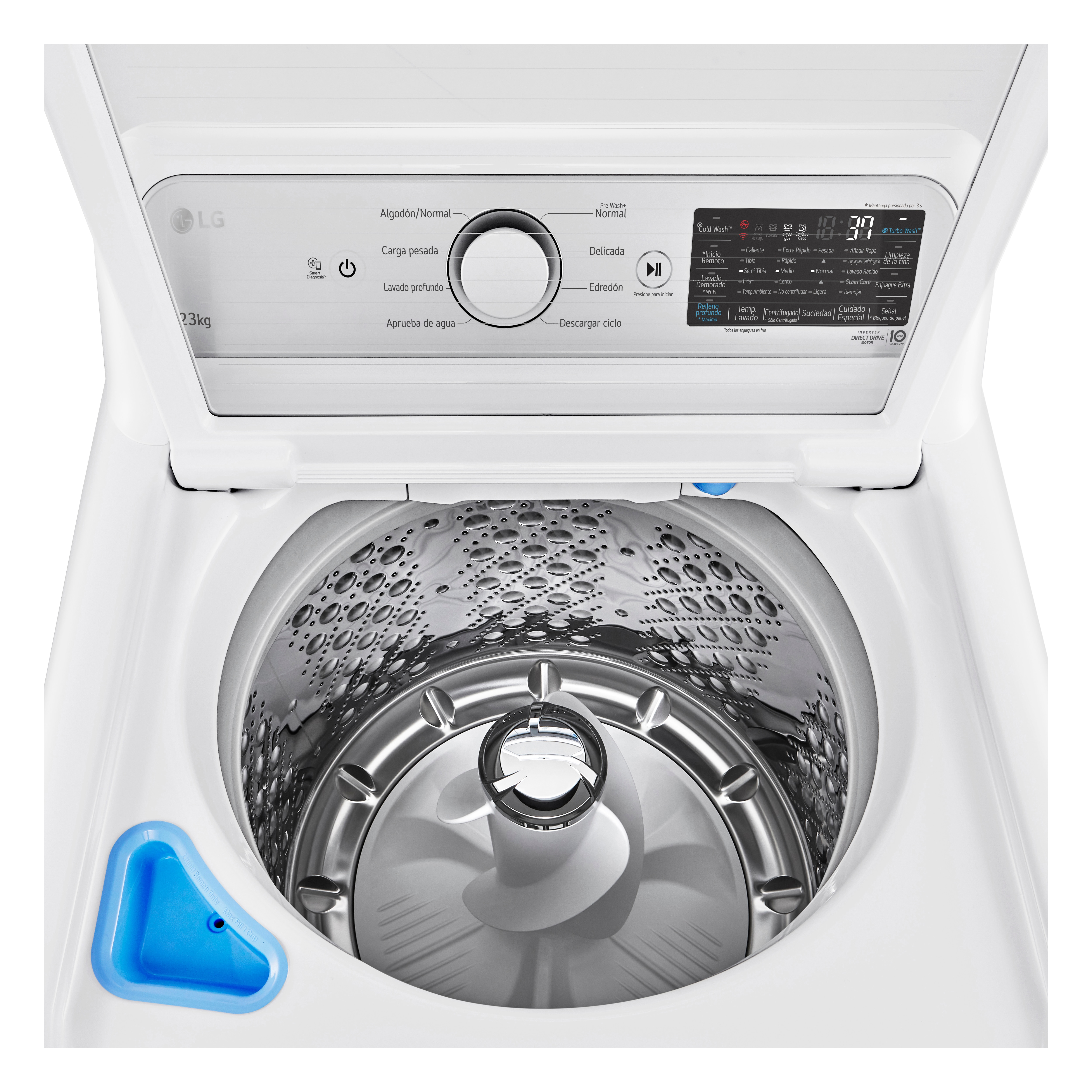 LG Lavadora LG Carga Superior 4-Way™ 23kg, WT23WT6HA