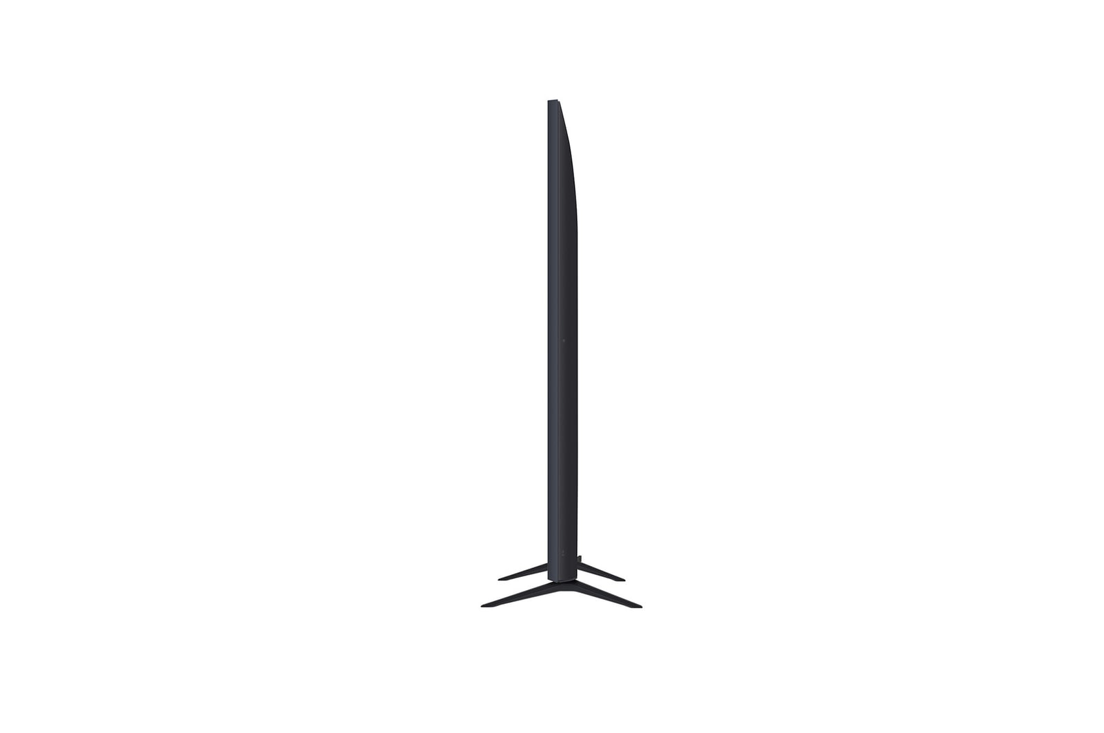Side view of LG NanoCell TV, NANO80
