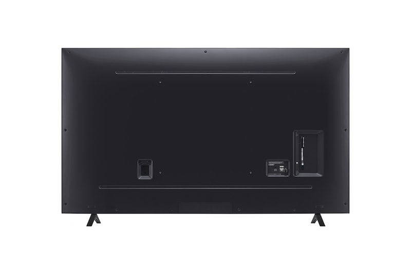 Rear view of LG NanoCell TV, NANO80