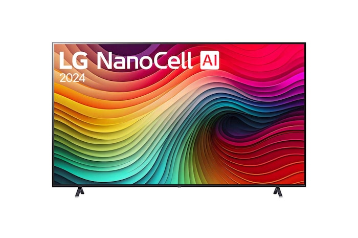 Front view with webOS Re:New Program logo on screen