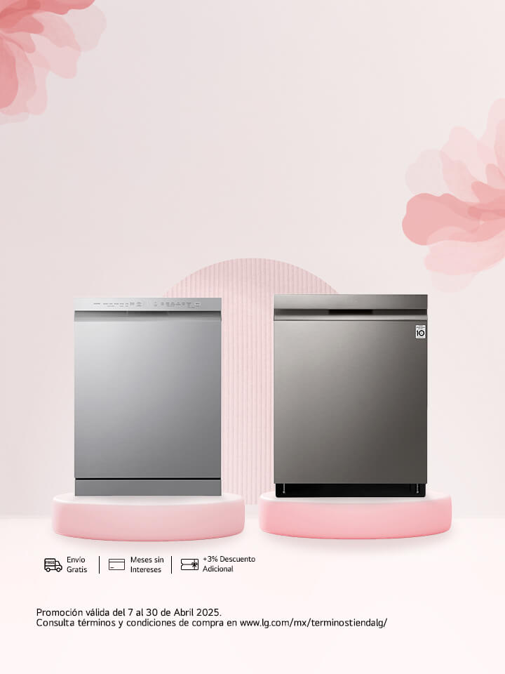 ¡Llévate Lavavajillas LG desde $9,499 y aprovecha un 5% EXTRA pagando con SPEI!