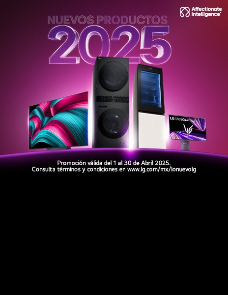 Descubre todo lo nuevo que el LG trae para tí este 2025