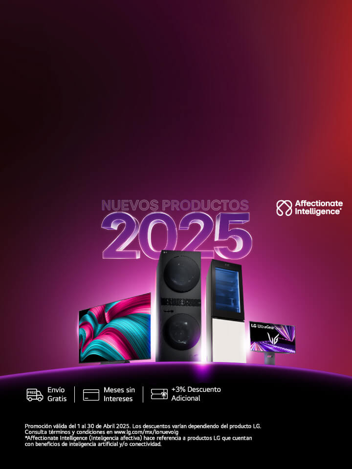 Conoce y compra lo nuevo que LG tiene para tí este 2025