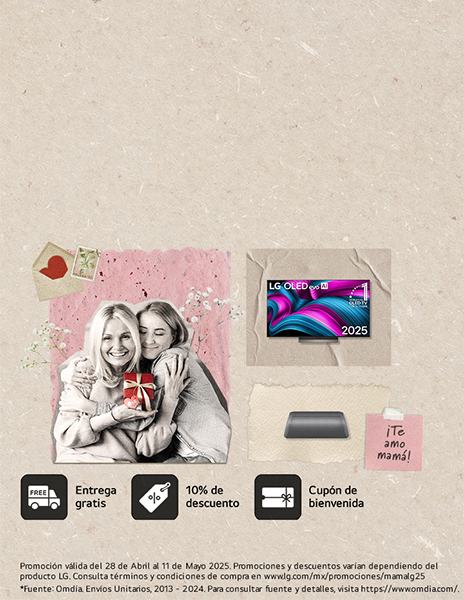 Celebra a mama y llevate lo mejor de LG