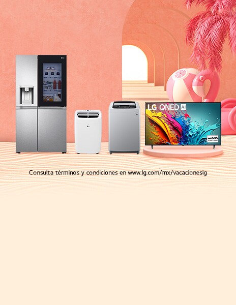 Relájate y disfruta tus vacaciones con los mejores productos LG