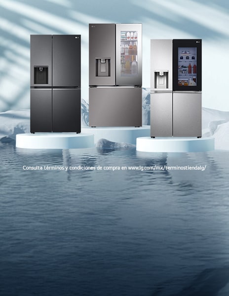 Hielo siempre listo con los refrigeradores LG