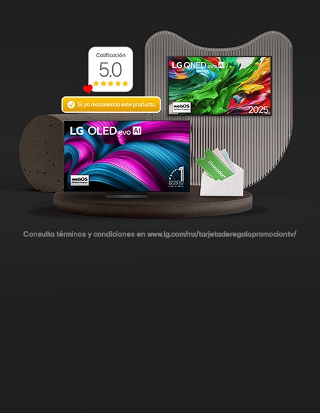 Compra una LG TV, deja una reseña, regístrate y gana una tarjeta de regalo de hasta $20,000