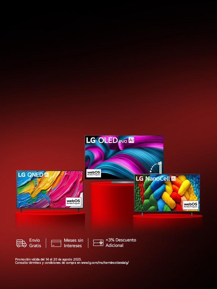 Estrena tu TV 2025 con hasta 15% OFF
