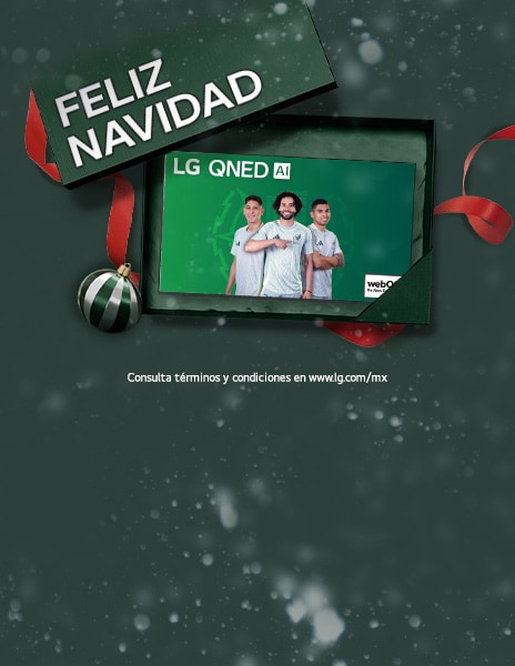 Navidad LG con 10% de descuento adicional en TVs