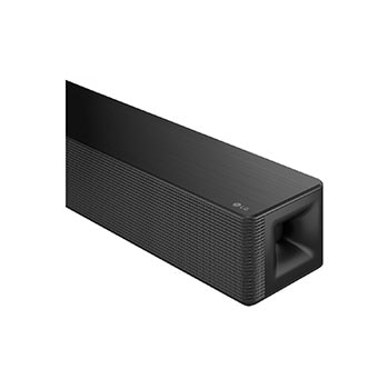 Soundbar and sub-woofer front view in parallel position