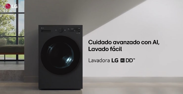 Se muestra la imagen del interior de la lavadora.