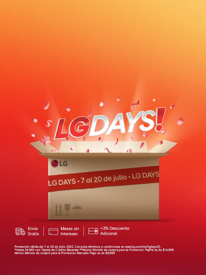 Llegaron los LG Days con las mejores ofertas de la temporada