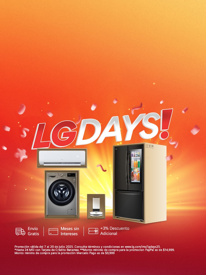 Llegaron los LG Days con las mejores ofertas de la temporada