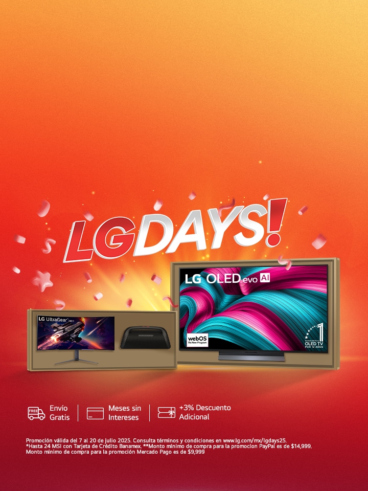 Llegaron los LG Days con las mejores ofertas de la temporada