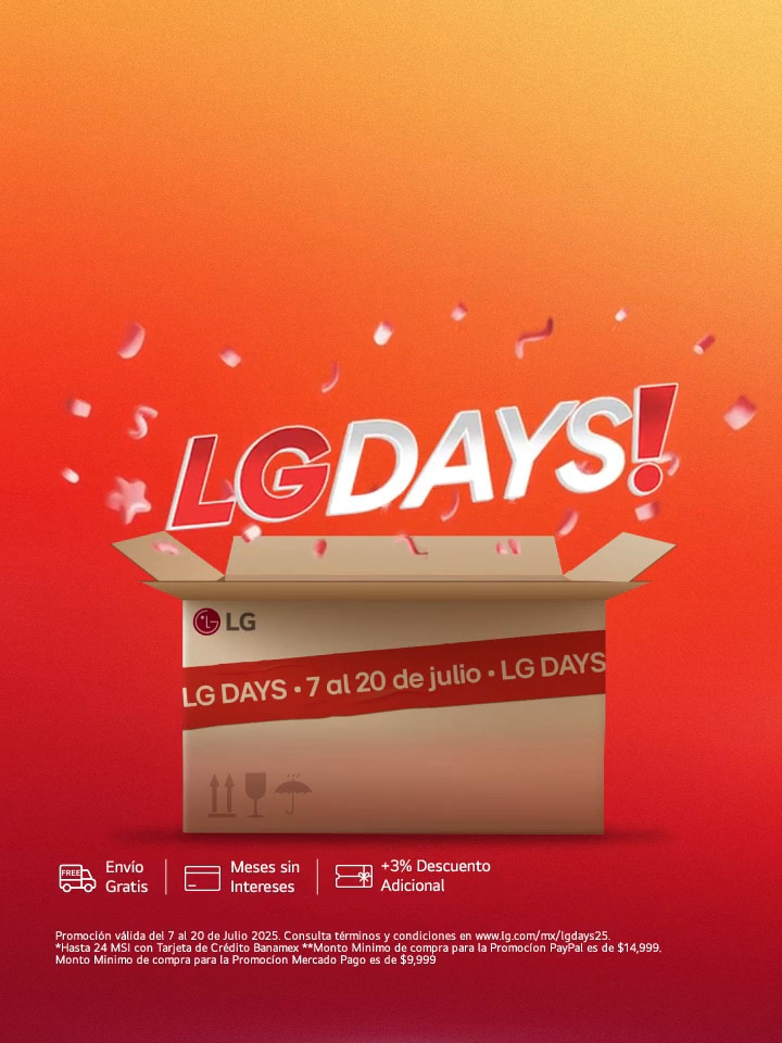 Llegaron los LG Days con las mejores ofertas de la temporada