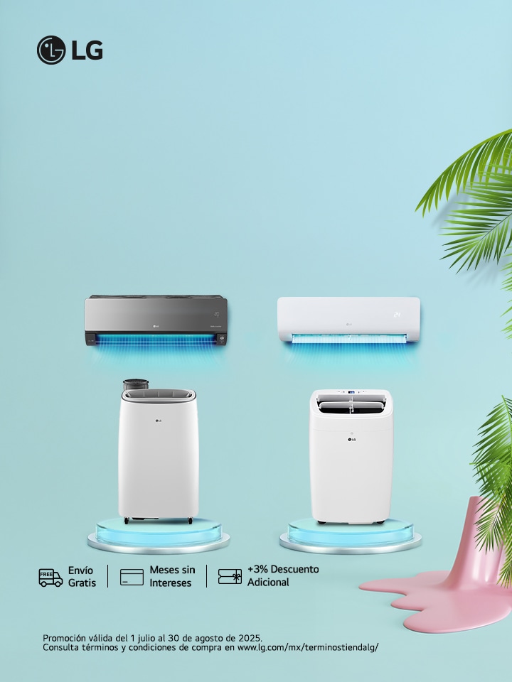 Adquiere tu nuevo aire acondicionado desde $5,999 + 5% pagando con SPEI