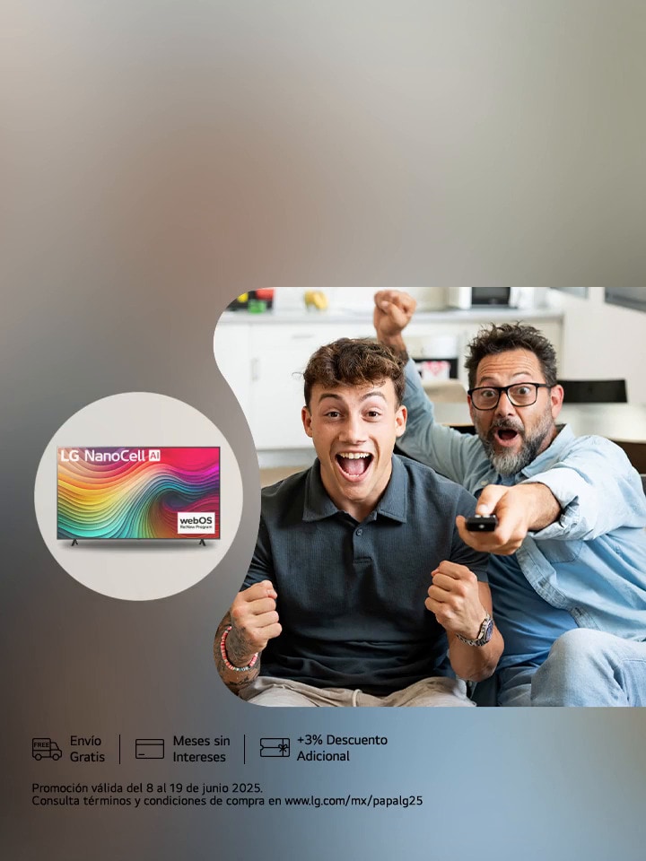 Consiente a papá con lo mejor de LG
