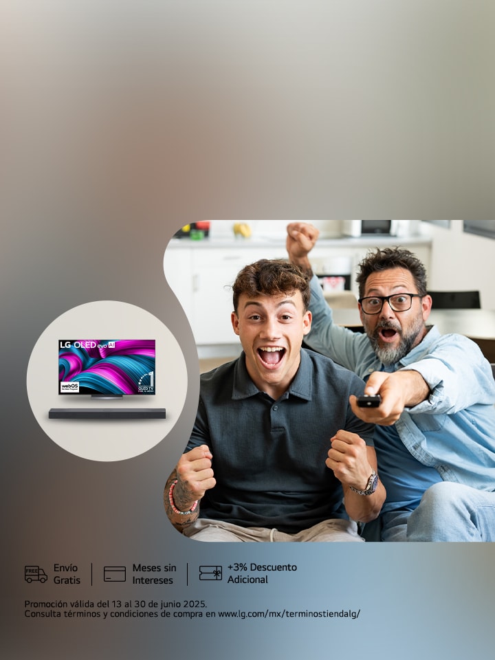 Consiente a papa comprando lo mejor de LG