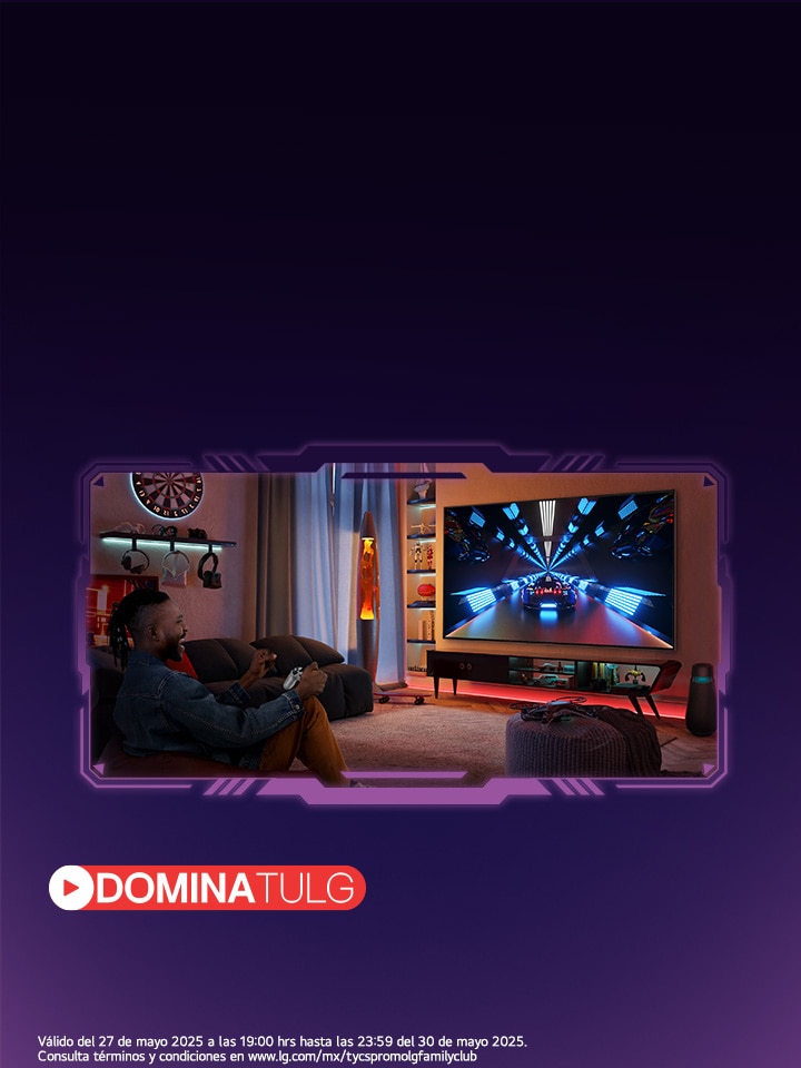  Únete al live, Descubre cómo usar tu Televisor  y monitor LG  para entrar en modo gamer