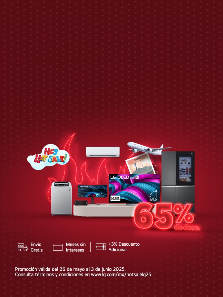 Llegó Hot Sale a LG con hasta el 65% de descuento