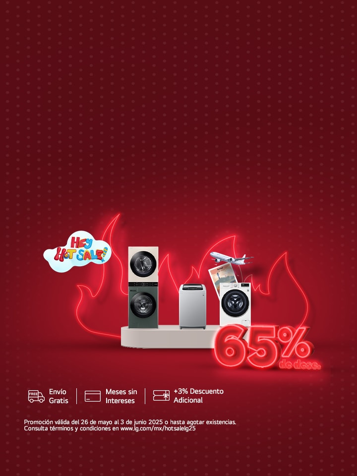 Llego Hot Sale y en LG tenemos las mejores promociones y descuentos, compra HOY
