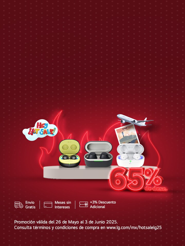 Llego Hot Sale y en LG tenemos las mejores promociones y descuentos, compra HOY