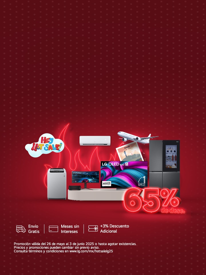 Llego Hot Sale y en LG tenemos las mejores promociones y descuentos, compra HOY