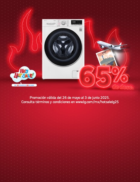 65% de descuento en lavadoras y secadoras